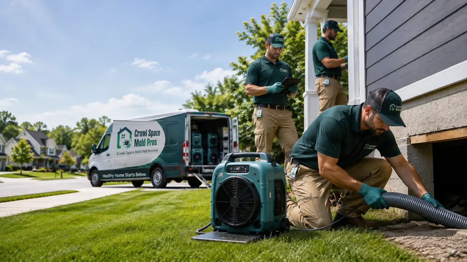 Crawl Space Mold Removal in South Park, PA